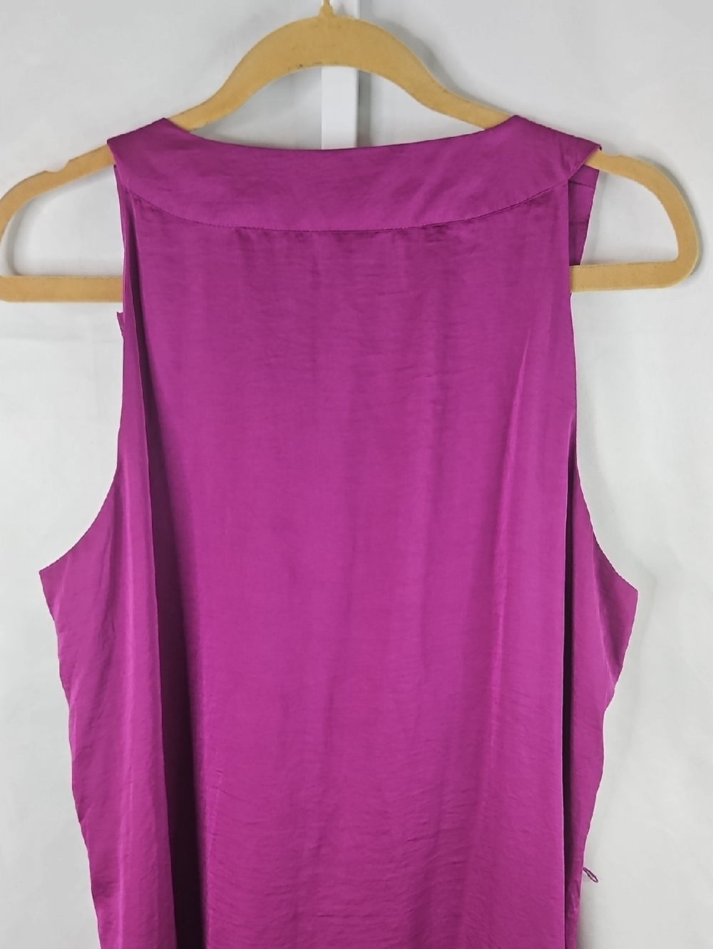 Lane Bryant Magenta Pleated Midi Dress - Picture 5 of 8